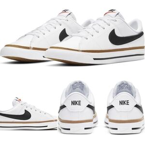 TRENDY Nike Women's Sneakers - White and Black casual everyday SZ 7 women